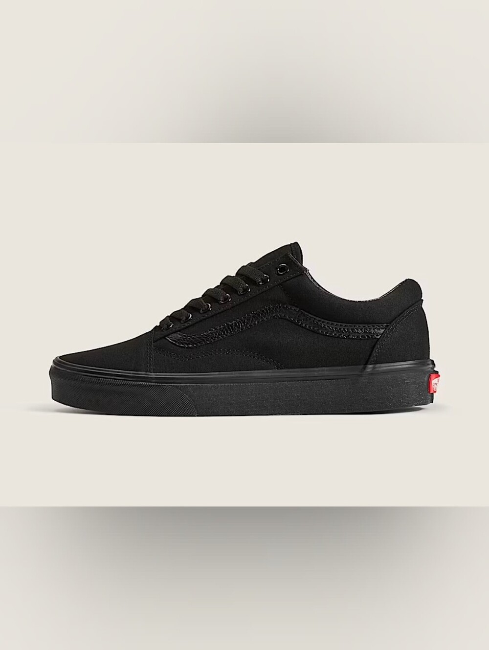 Vans Black Low-Top Canvas Skate Shoes - Picture 7 of 7